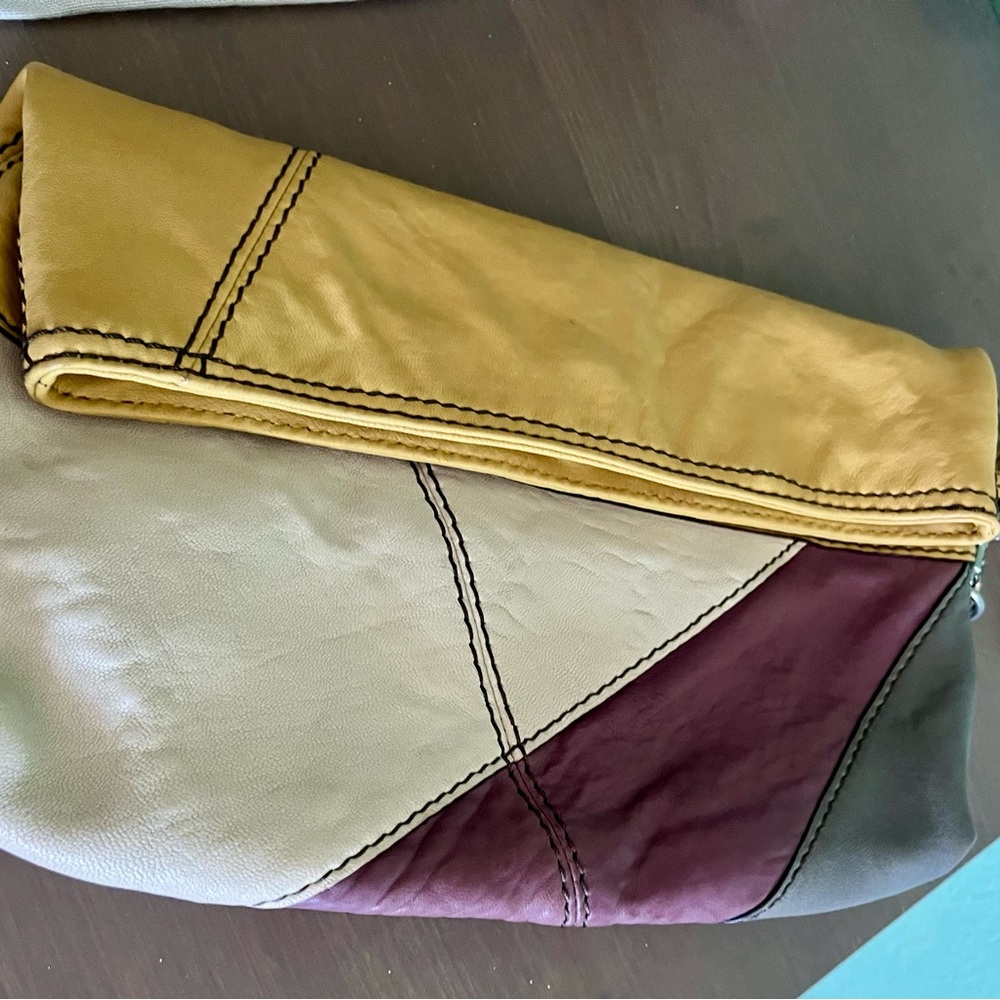 Fossil Fifty Four Leather Clutch